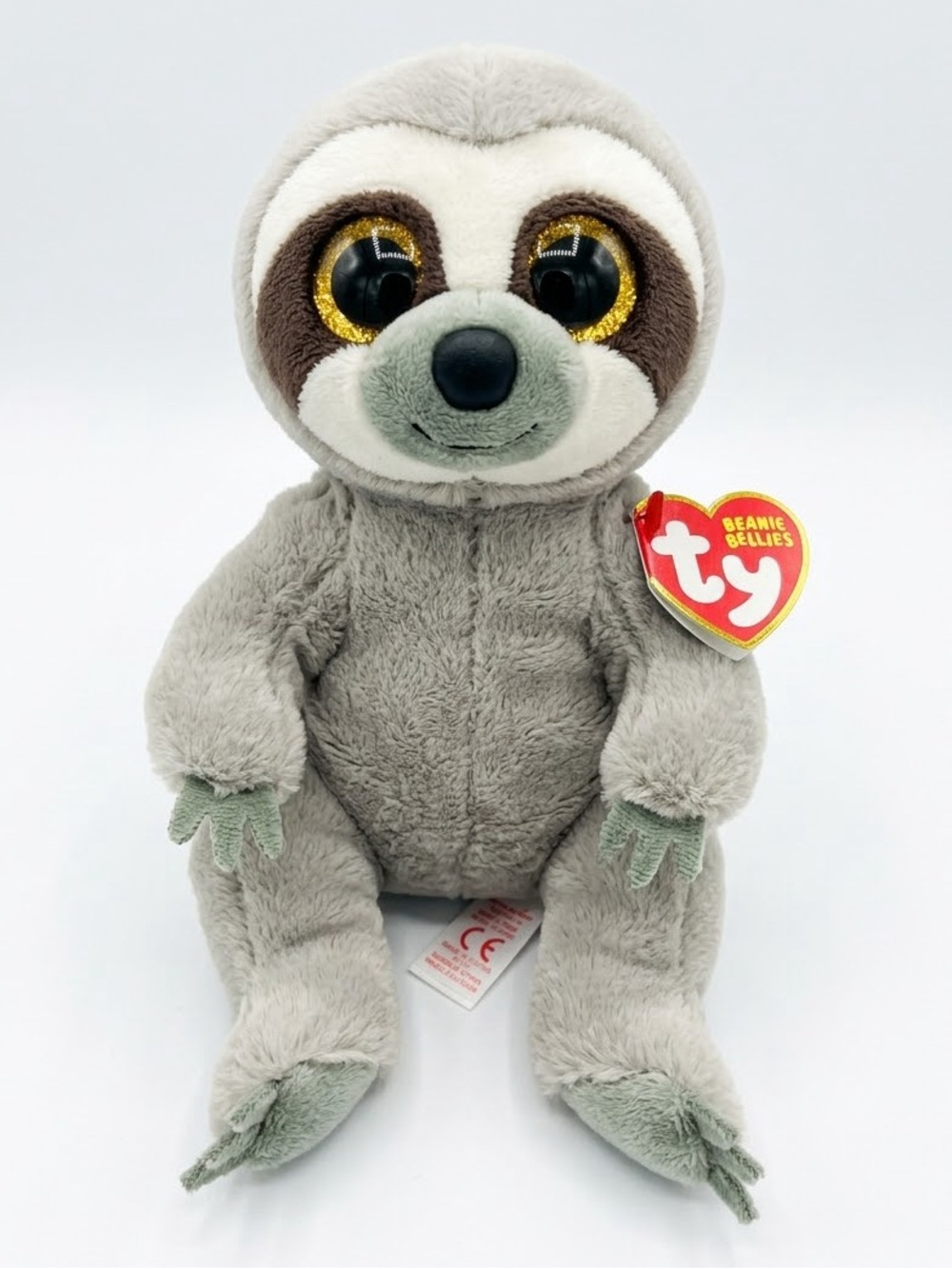 Ty Beanie Baby Bellies SILAS the Grey Sloth Plush NWT 6”